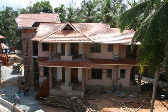 Dormitory under construction June 2007